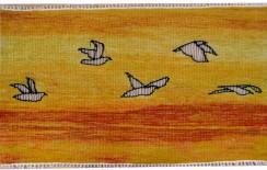 Sea-gulls on an afternoon (50x88)*