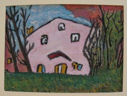 The pink house (13x17)